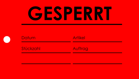 EKS Achtung Gerät/Anlage defekt EKS Achtung Gerät/Anlage defekt